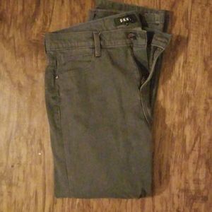 DKNY gray straight leg 5-pocket jeans